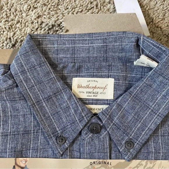 Weatherproof Vintage Men's performance Shirt Medium XL - Picture 6 of 10